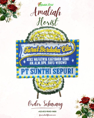 Papan Bunga Duka di Banyu Landas